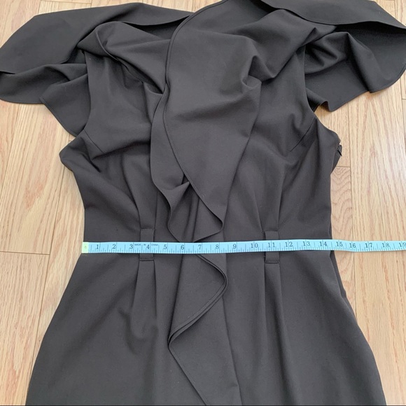 Black Halo Ruffle Sheath Dress - Picture 15 of 16